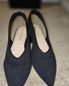 Adrienne Vittadini 2" Square Heel Slingback Shoe.